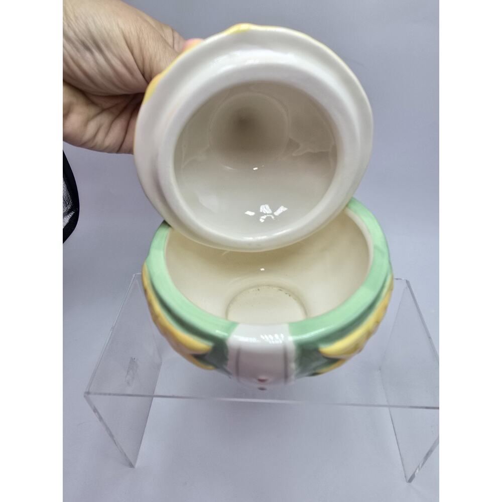 JOHANNA PARKER DESIGN Spring Easter Chick Ceramic Sugar Bowl - Picture 3 of 5